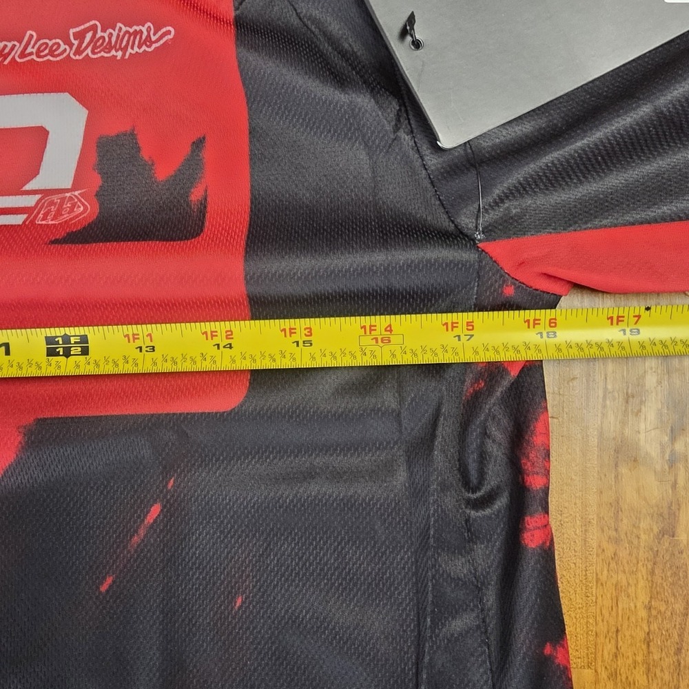 Troy Lee Designs GP Youth Motocross Jersey Large Astro Red Black MTB BMX NWT - Picture 12 of 14
